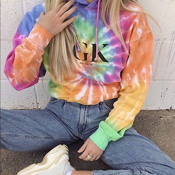IGK Tops - IGK • Tie Dye Hoodie